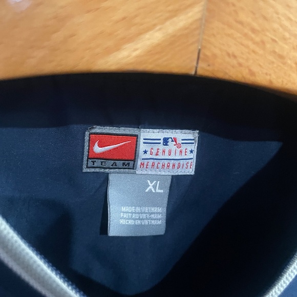 Vintage Nike New York Yankees Pullover Windbreaker V-Neck Jacket XL MLB - Picture 4 of 13